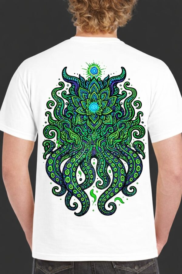 Mandala Octopus Psy T-shirt